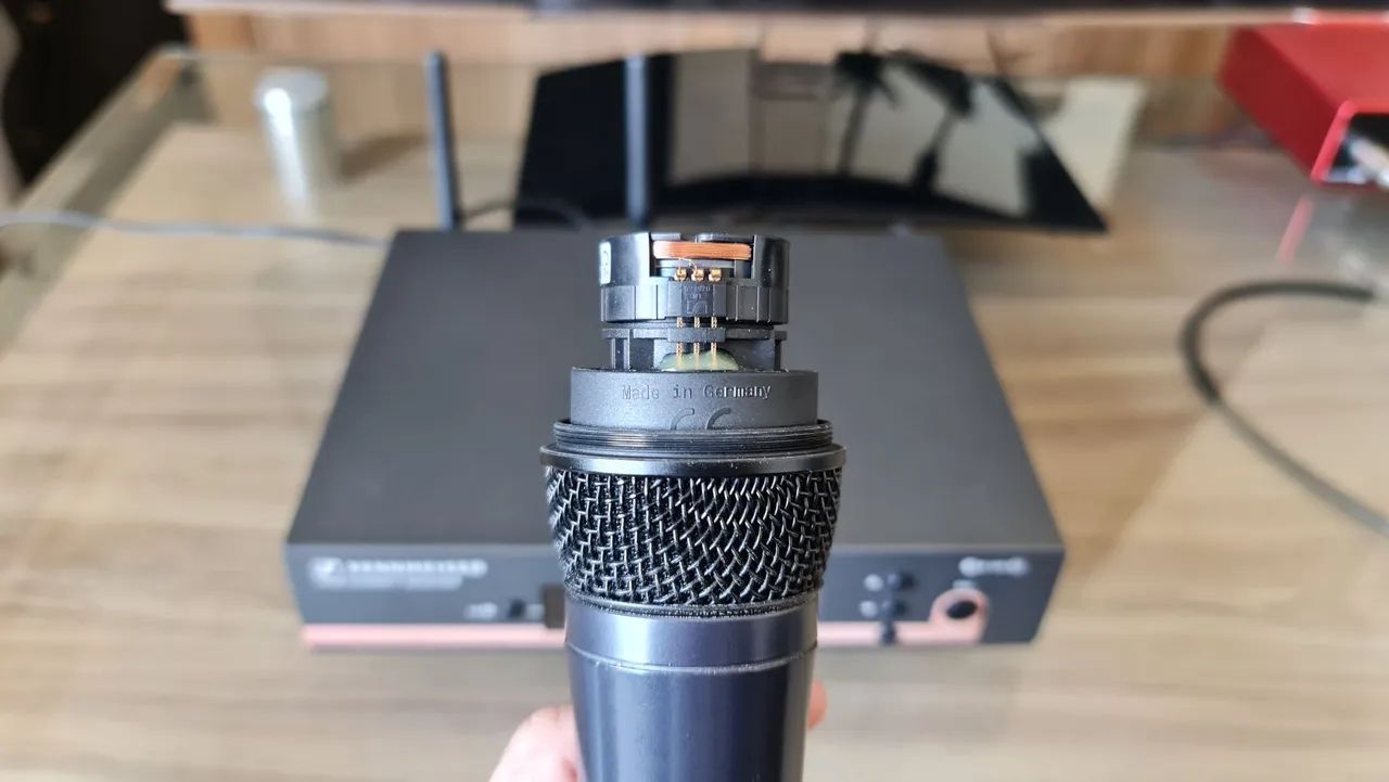 Microfone Sennheiser EW100 G3 + Receptor - Foto 5