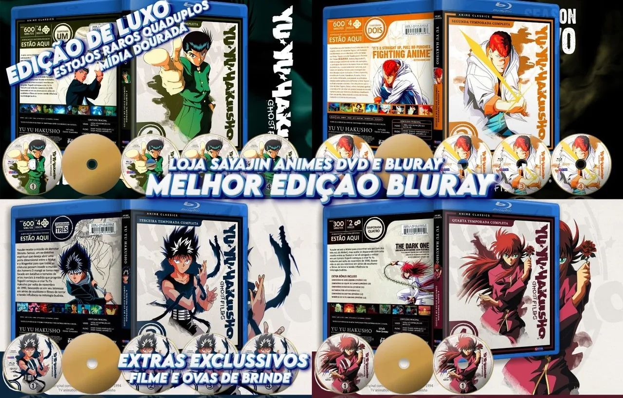 Yu Yu Hakusho - Terceira Temporada Completa - Blu-ray - Foto 6