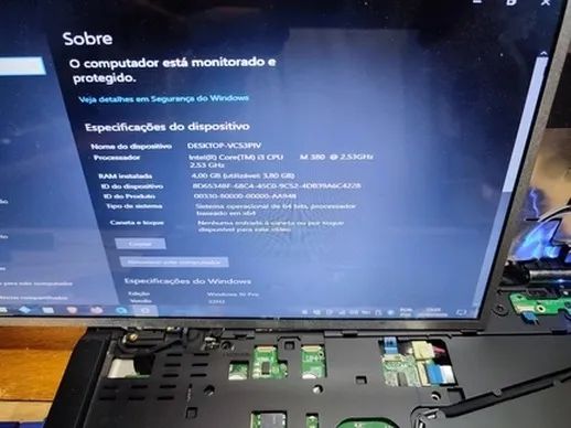 Placa Mae Notebook Lg Lgr48 Acompanha Carcaça E Outros Itens - Foto 4
