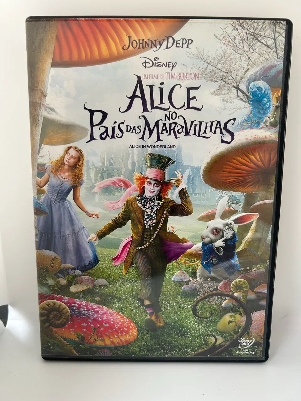 DVD Aline no País das Maravilhas com Jonhny Depp - DVD, Blu-Ray e DVD Aline no País das Maravilhas com Jonhny Depp - DVD, Blu-Ray e