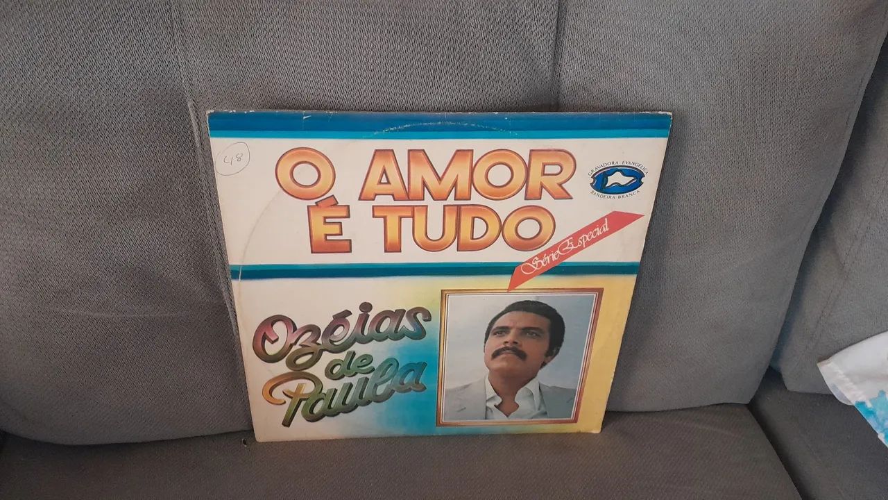 Disco de vinil Ozéias de Paula o amor e tudo 