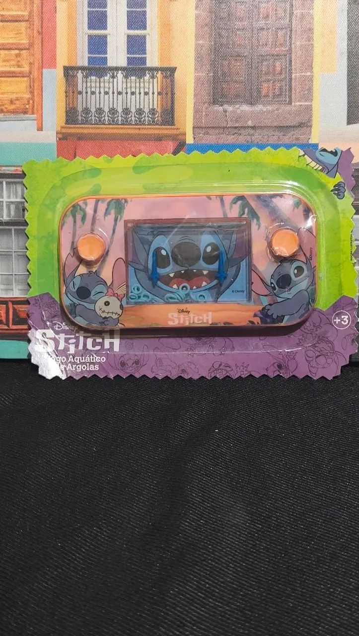 Kit Stitch Disney com Pelúcia e Jogo Aquático de Argolas - Foto 3