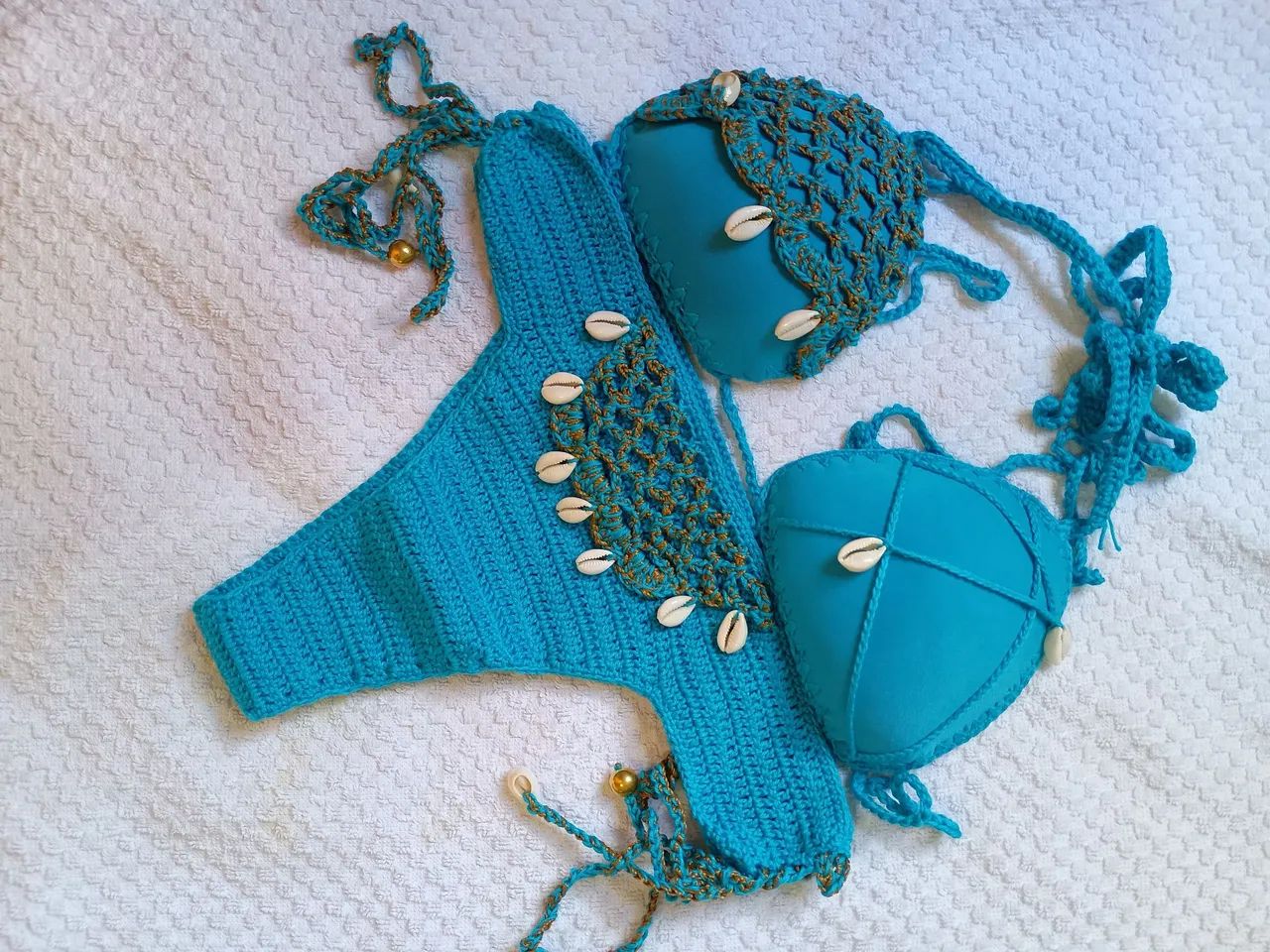 Conjunto maresias de crochê  - Foto 5