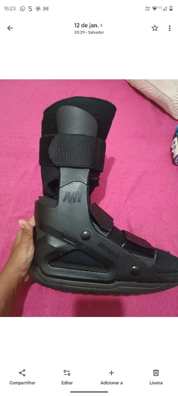 Bota imobilizadora + par de moletas - Foto 2