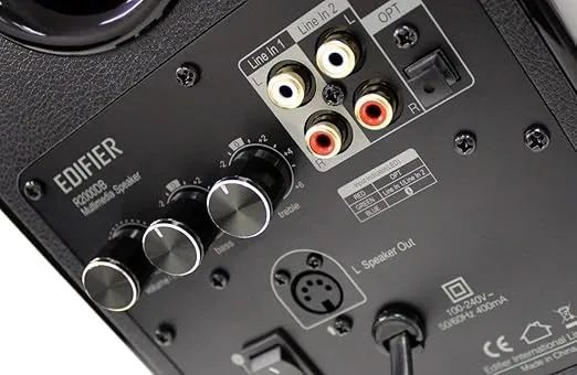 Monitor de Áudio R2000DB Bluetooth 120W RMS EDIFIER - Madeira - Foto 5