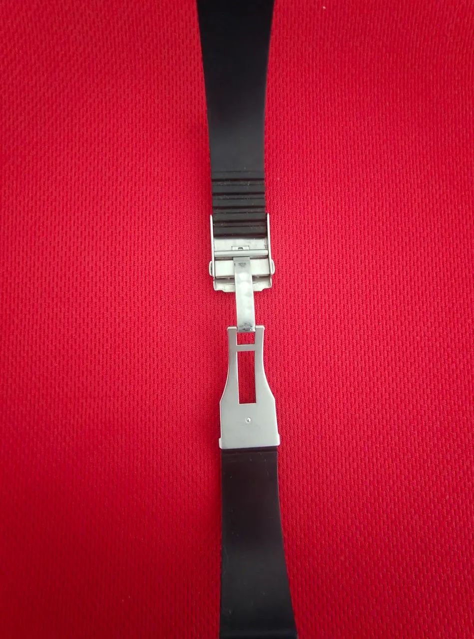 Pulseira Relógio Tissot Borracha Original  - Foto 5