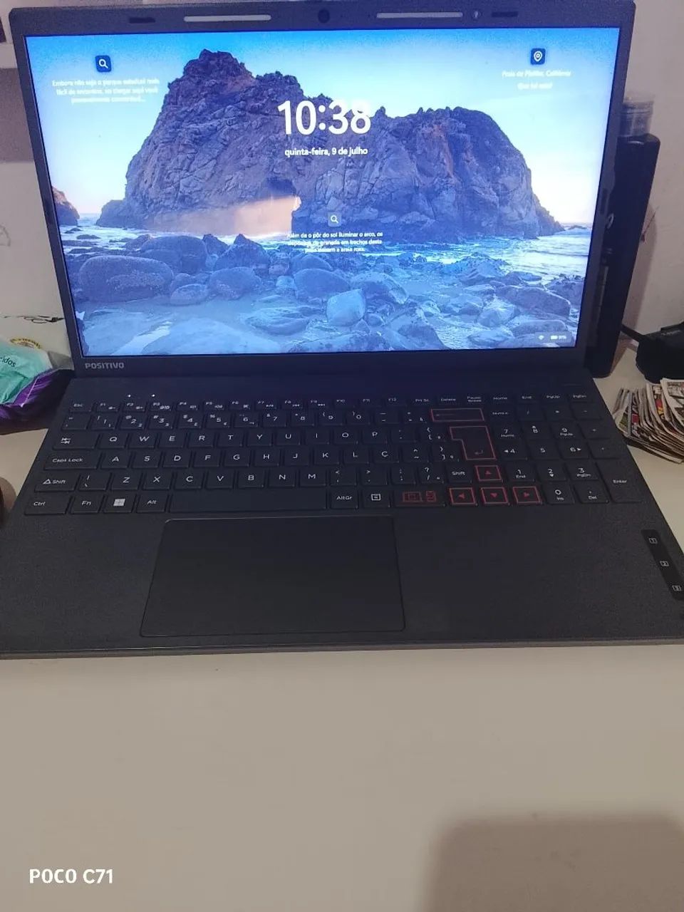 Vendo notebook positivo 