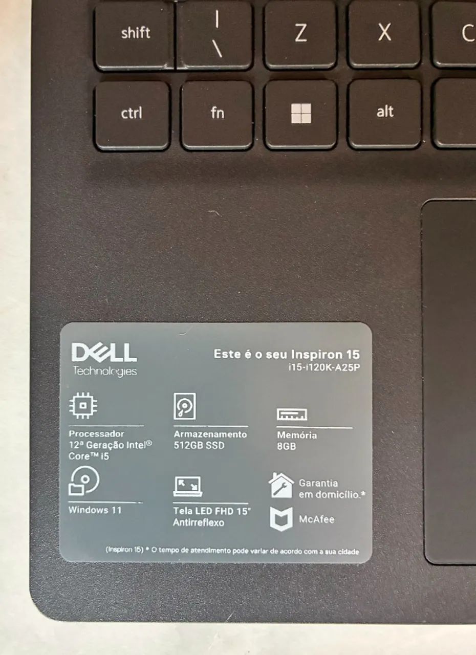 Dell inspiron 15  12 geração  - Foto 2