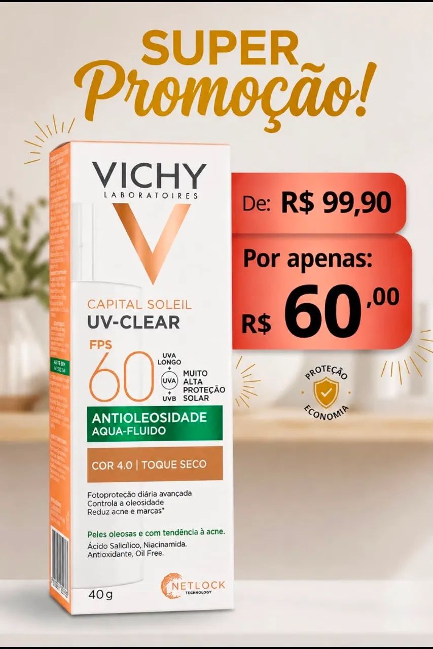 Vendo protetor solar facial