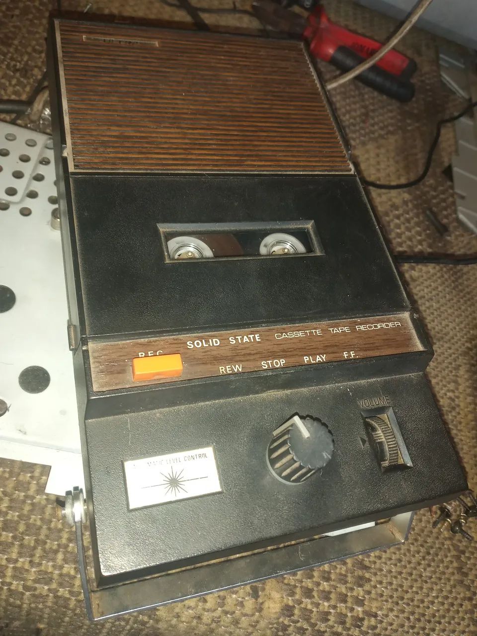 Gravador,toca fitas retro