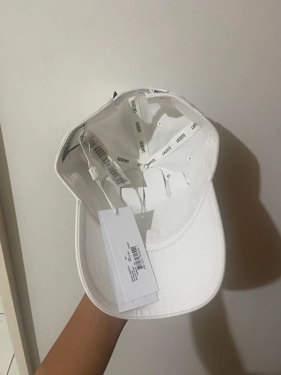 Boné branco da Lacoste  - Foto 4