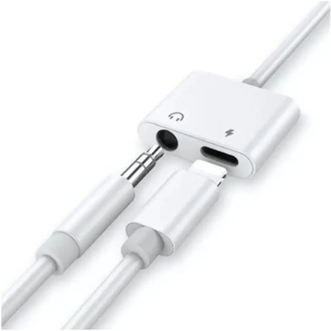 Adaptador 2 em 1 Iphone P2 Faço Entrega 