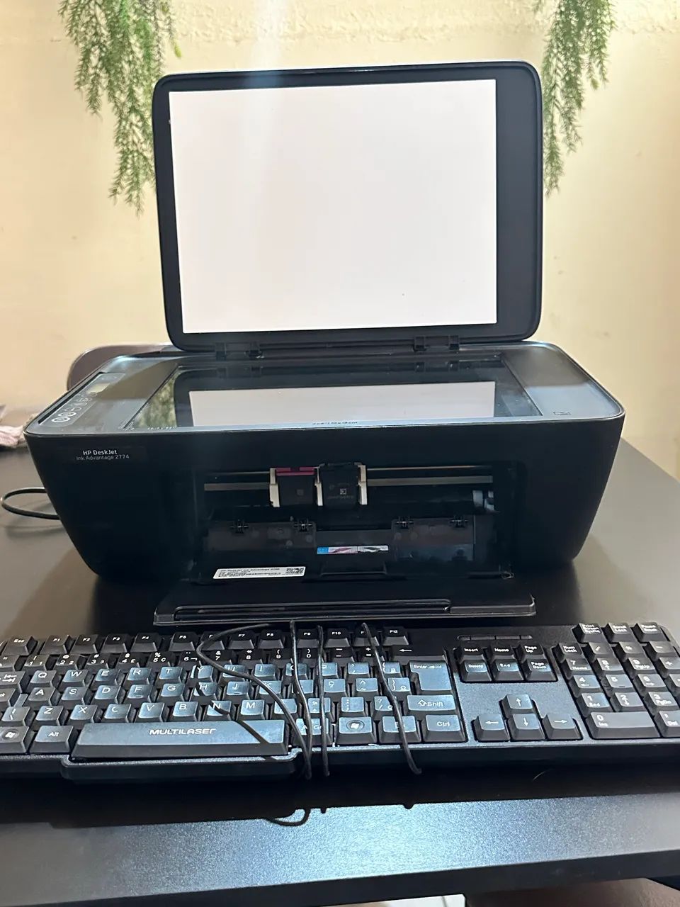 Promoção 300,00 Impressora HP + teclado Multilaser com fio