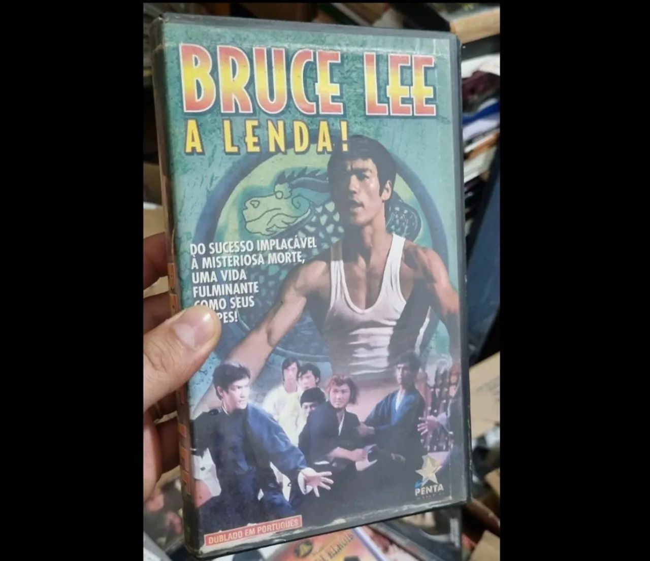 Bruce Lee a Lenda VHS DUBLADO 