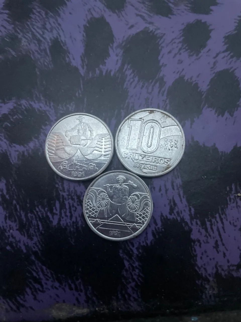 moedas antigas 5, 10 cruzeiros 1991 - Foto 2