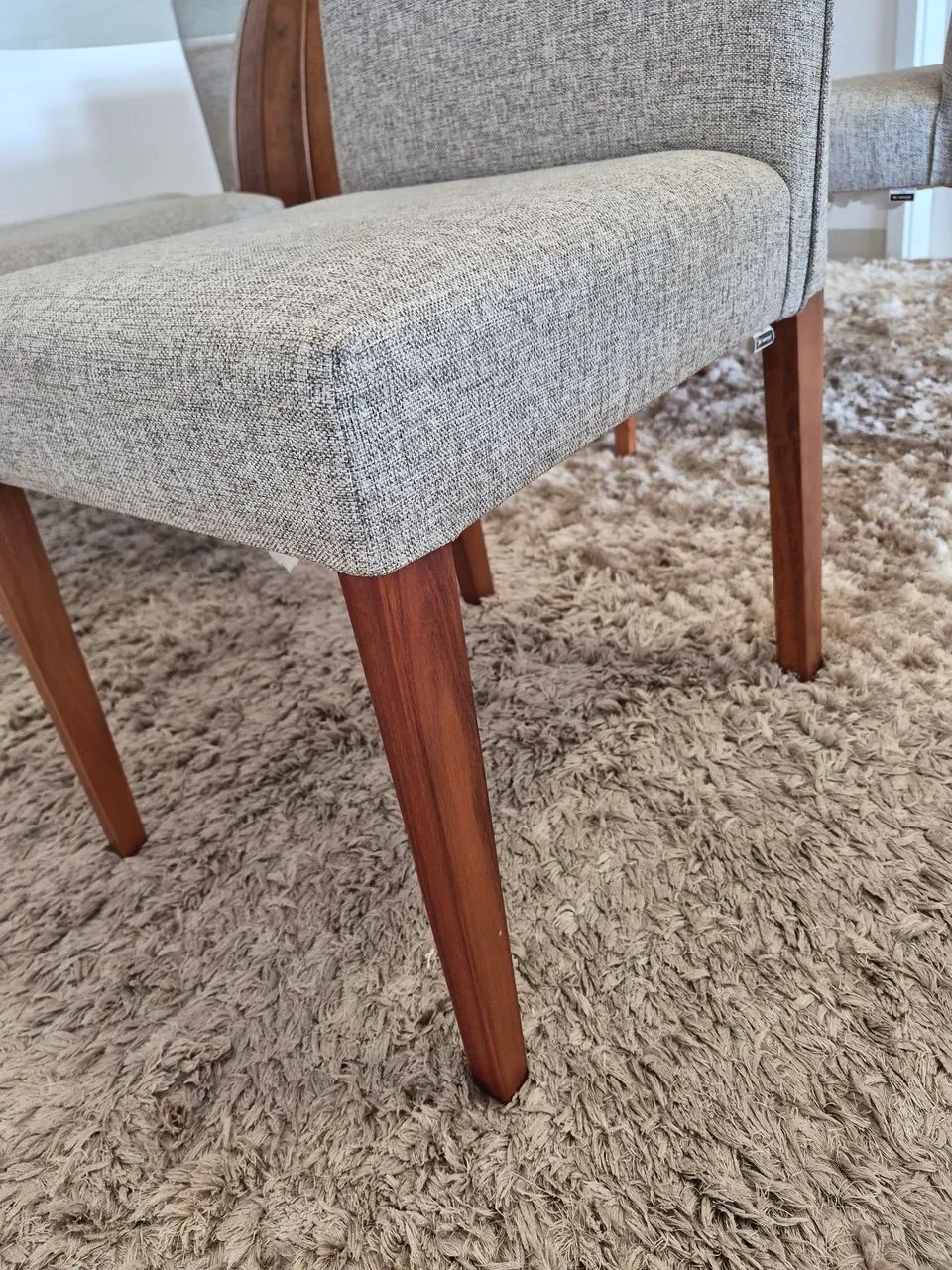 Mesa de jantar alto padrão 6 cadeiras COM LUSTRE - Foto 4