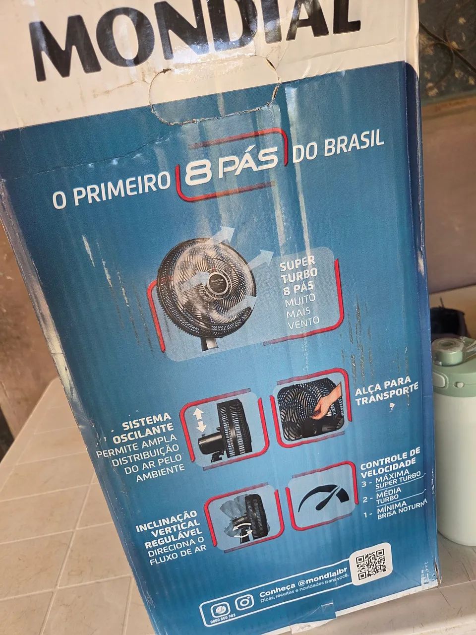 Ventilador 50cm mondial - Foto 3