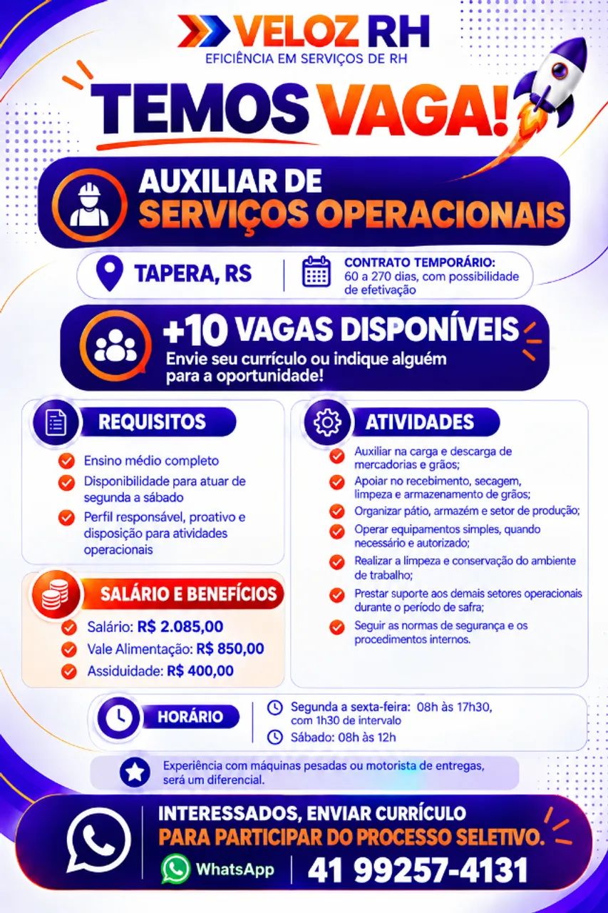 Auxiliar Operacional