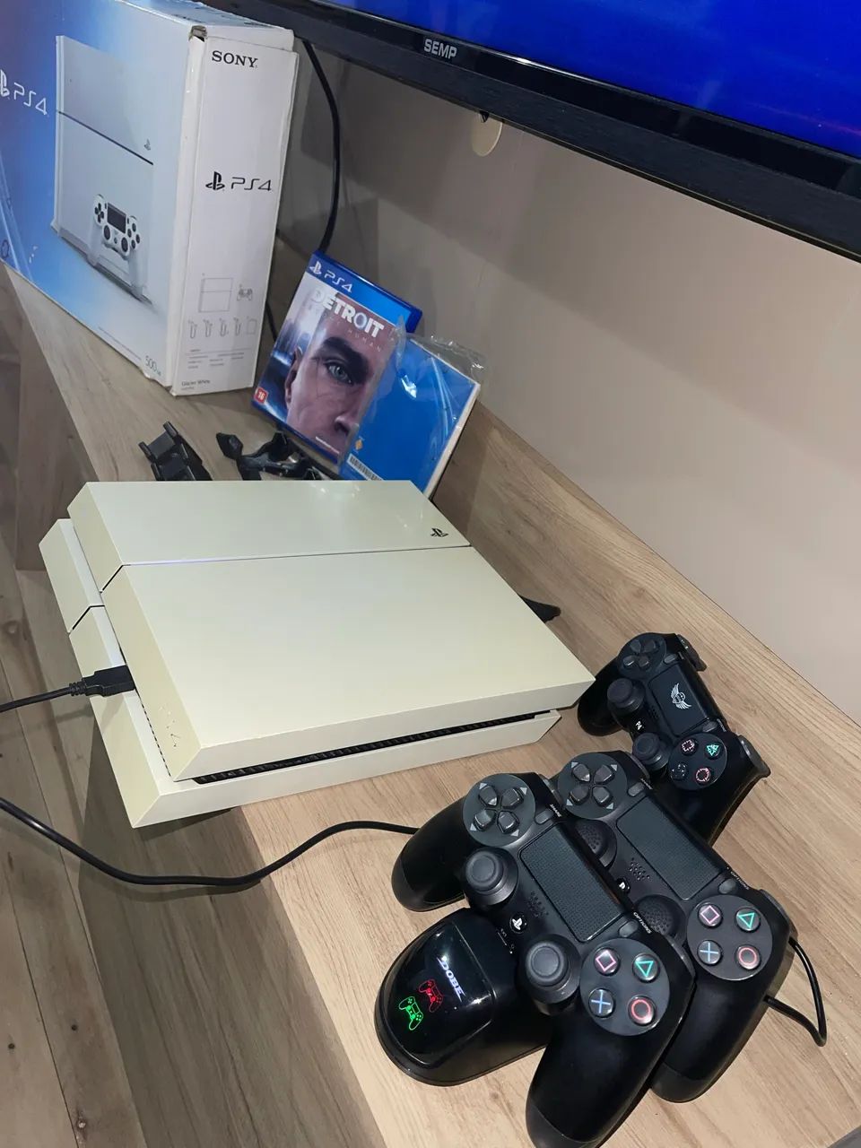 ? PS4 Fat Glacier White 500GB ? - Foto 4