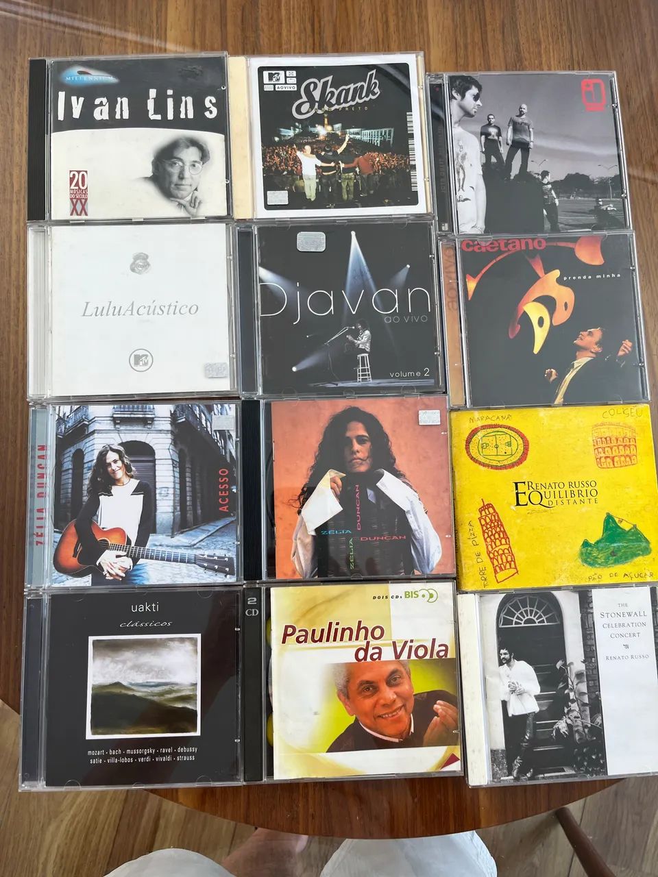 Lote com 12 CDs de MPB e Rock nacional
