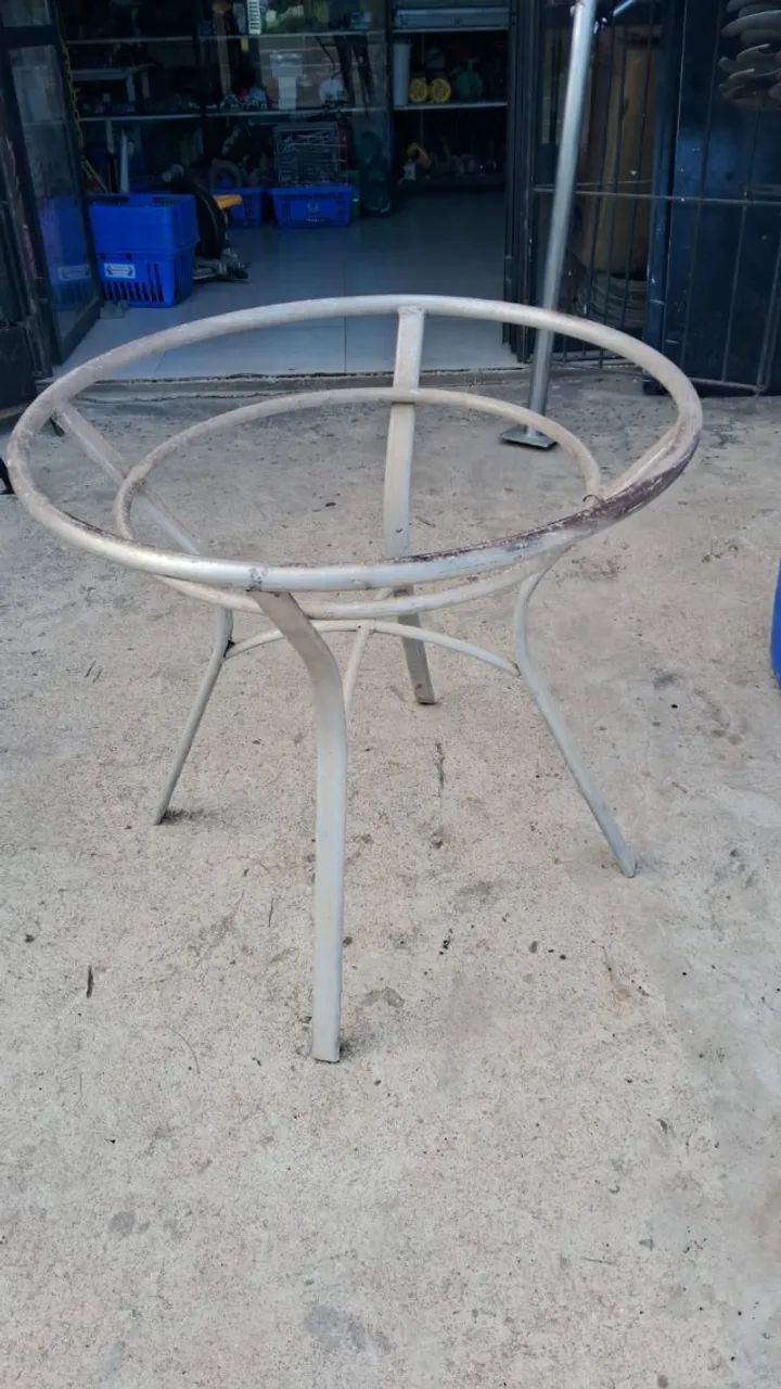 Mesa de alumínio 80 por 80