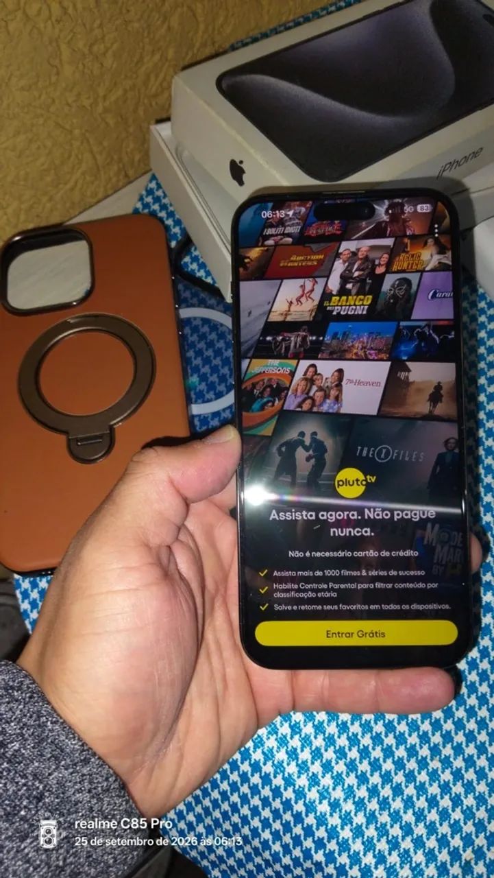 15 pro Max 512 vendo ou troco Android ou IOS inferior mais volta aceito cá  - Foto 2