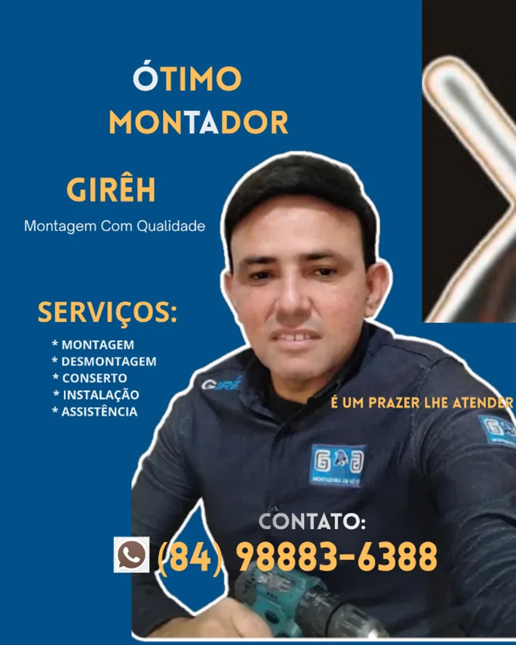 MONTADOR DE MÓVEIS ÓTIMO