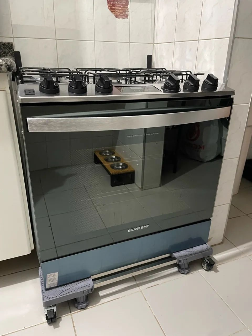 Fogão de 5 bocas da Brastemp 