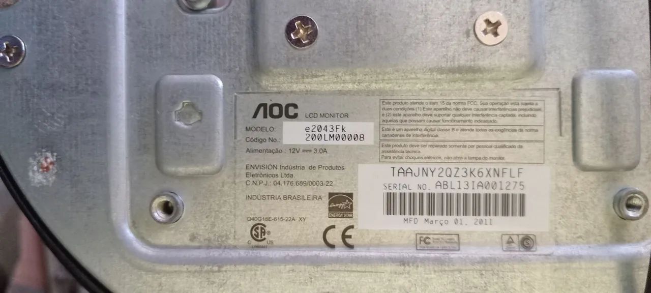 MONITOR AOC 21 PLOEGADAS - Foto 2