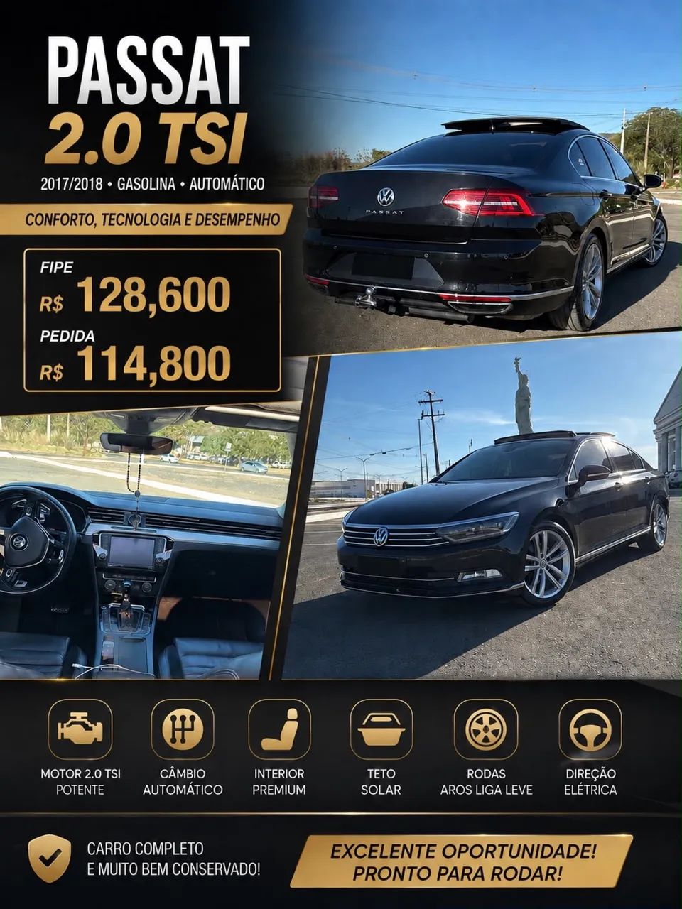 Volkswagen Passat Passat Highline 2.0 TSI 220cv Tip. 2017