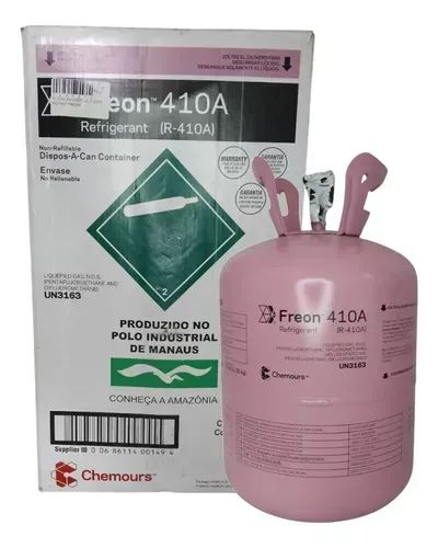 Fluido de Arrefecimento R.410.a