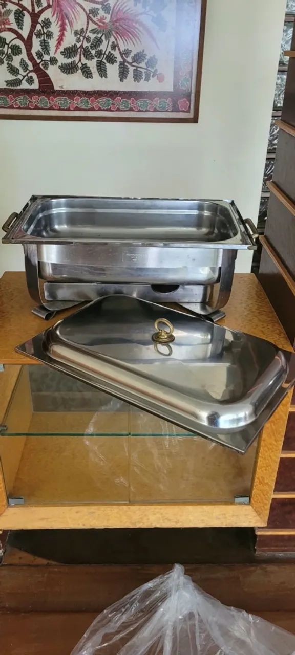 Rechaud retangular inox - Foto 5