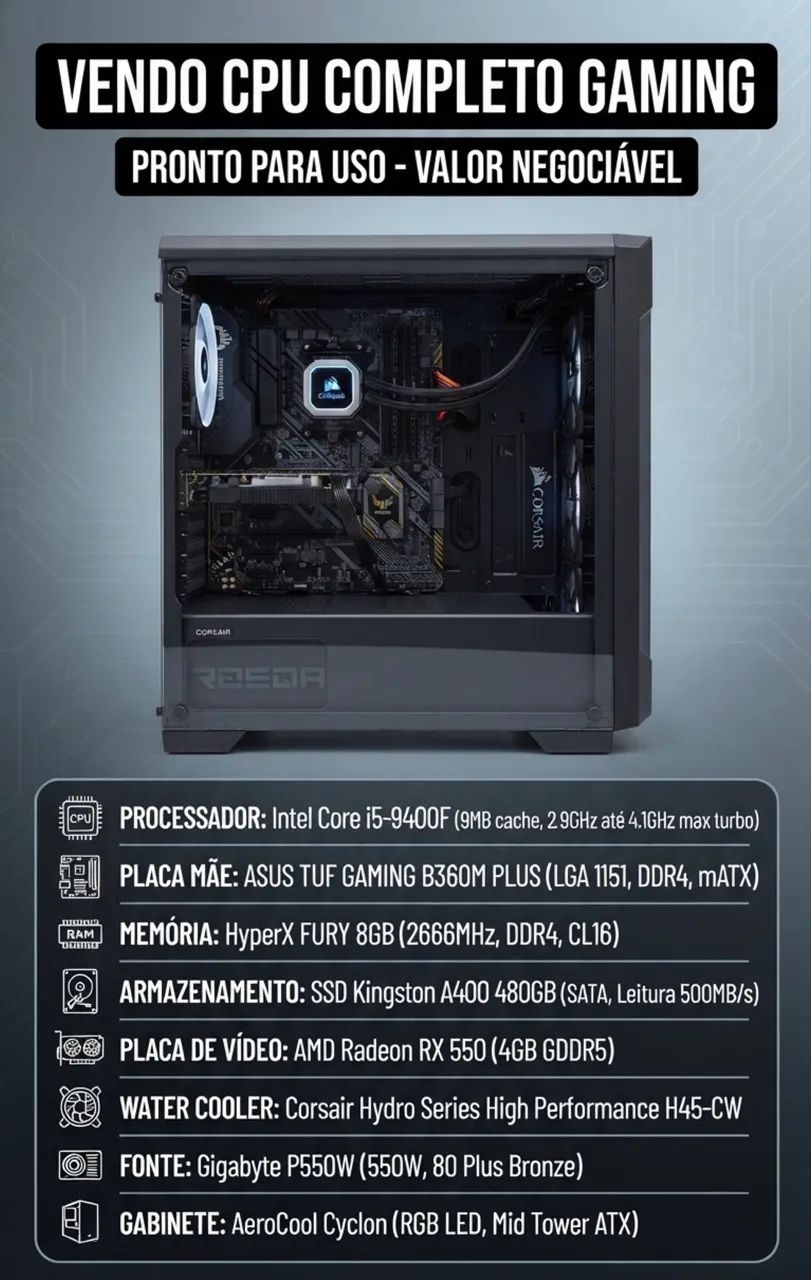 Vendo pc gamer 