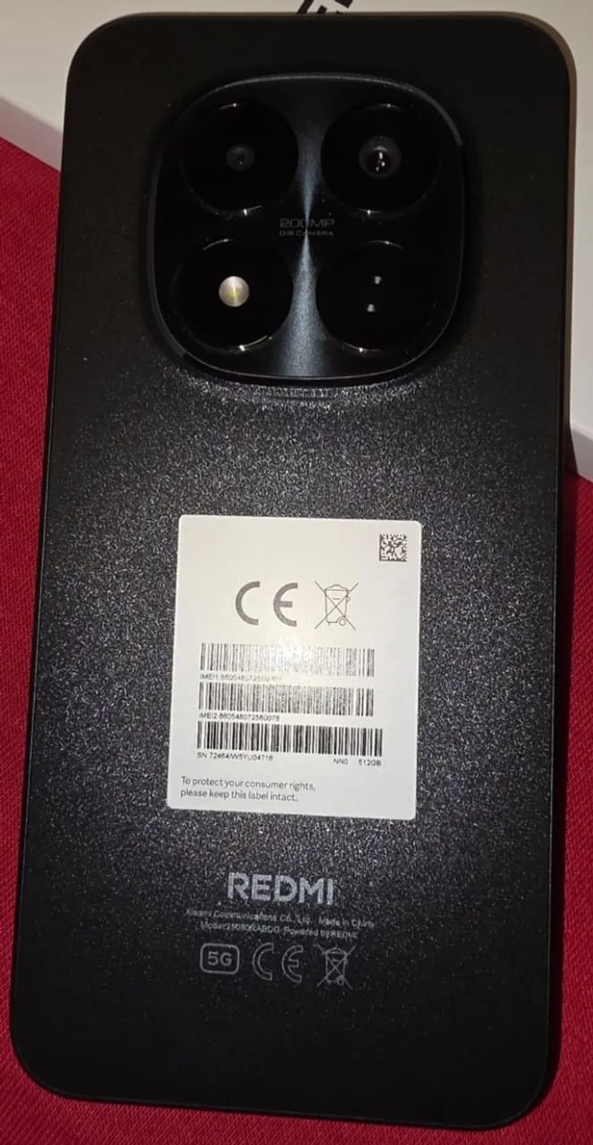 Celular Redmi Note - 15 Pro - 5g - Preto - Seminovo - Foto 2