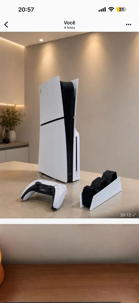 Ps5 slim com leitor - Foto 3