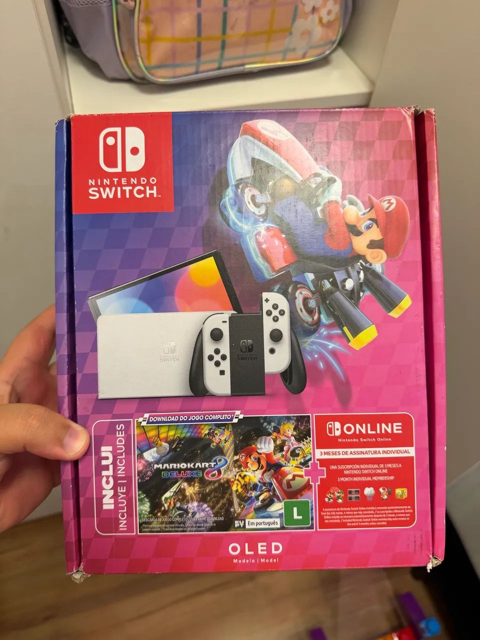 Nintendo Switch Oled Branco 64gb