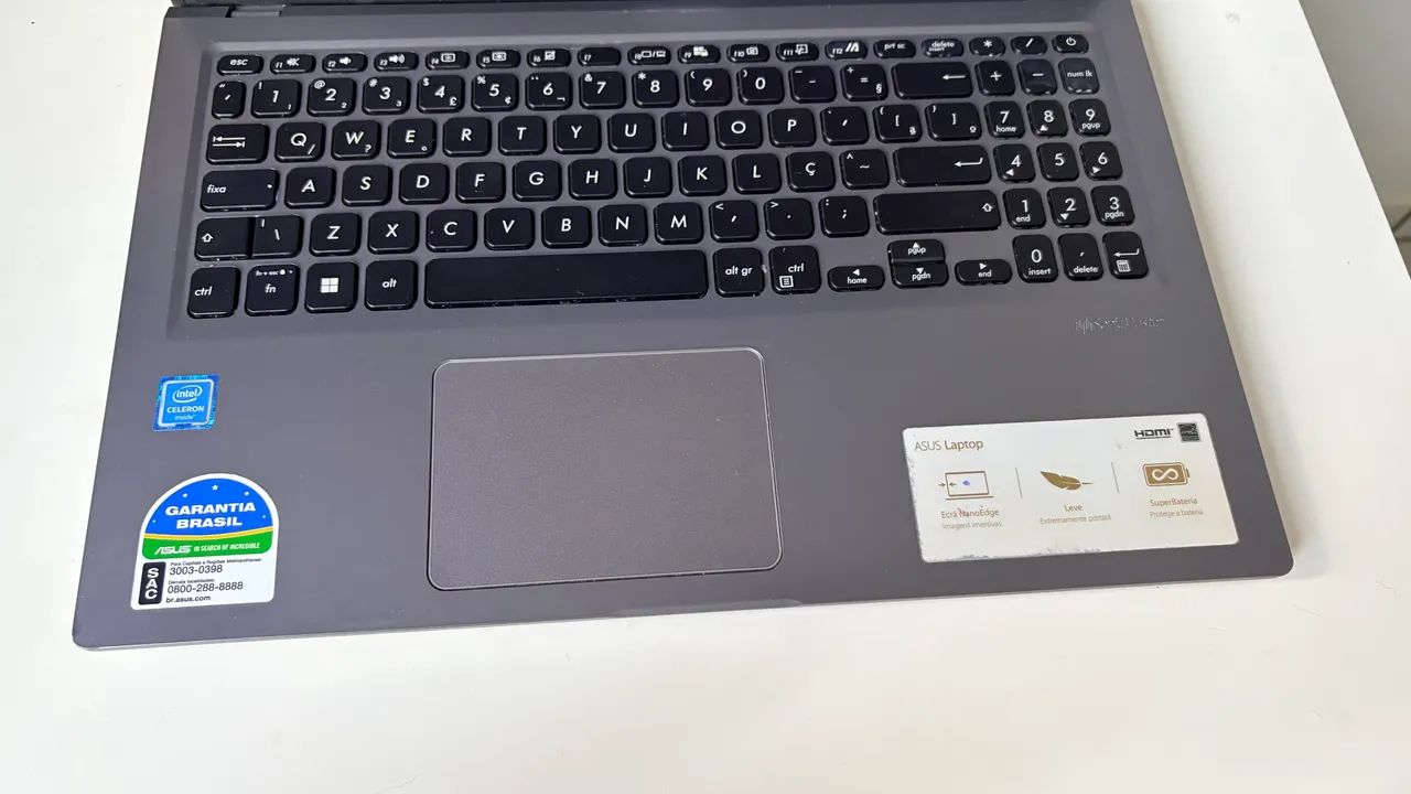 Notebook ASUS Celeron 4GB RAM SSD 128GB 15,6? - Webcam não funciona - Foto 3