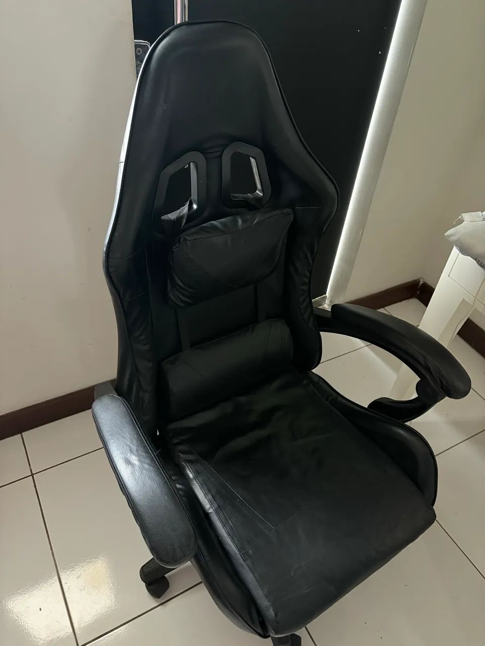 CADEIRA GAMER PRETA - Foto 2
