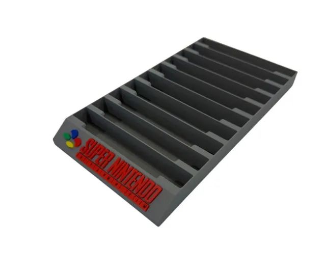 Porta Cartucho para Super Nintendo SNES com 10 Espaços Organizador Expositor - Foto 4
