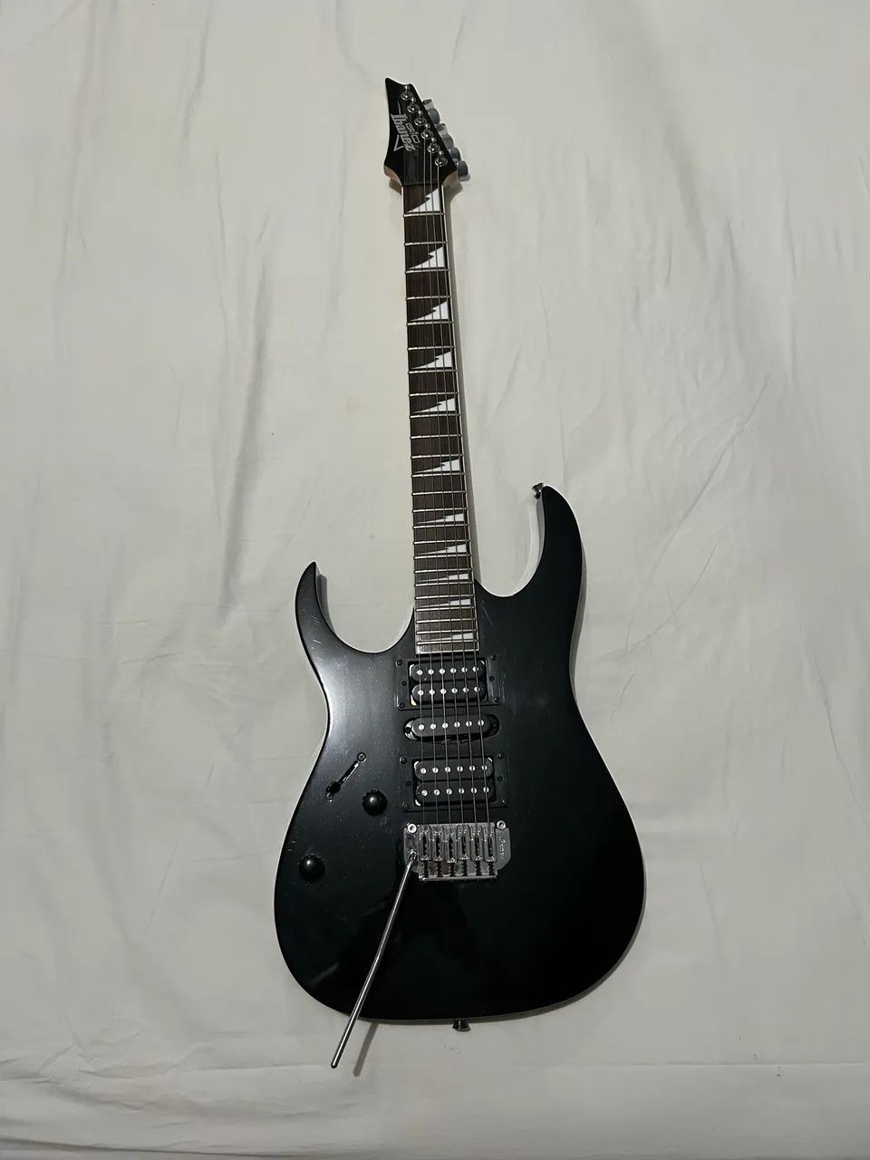 Guitarra Ibanez GIO GRG170DXL BKN Black Night Canhota - Foto 4