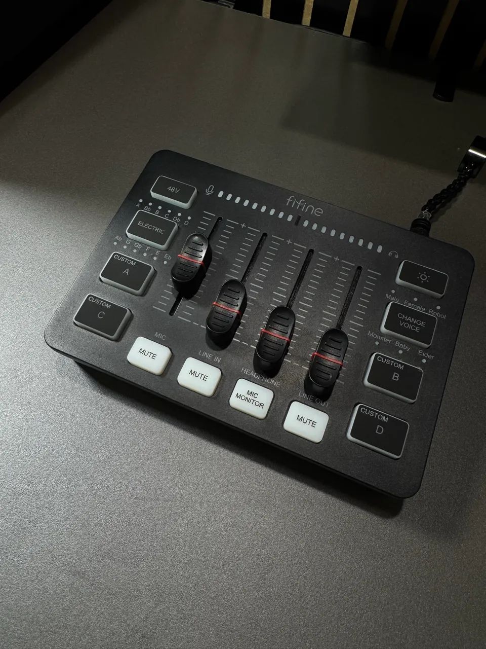 FIFINE AMPLIGAME SC3 + Cabo XLR - Foto 4