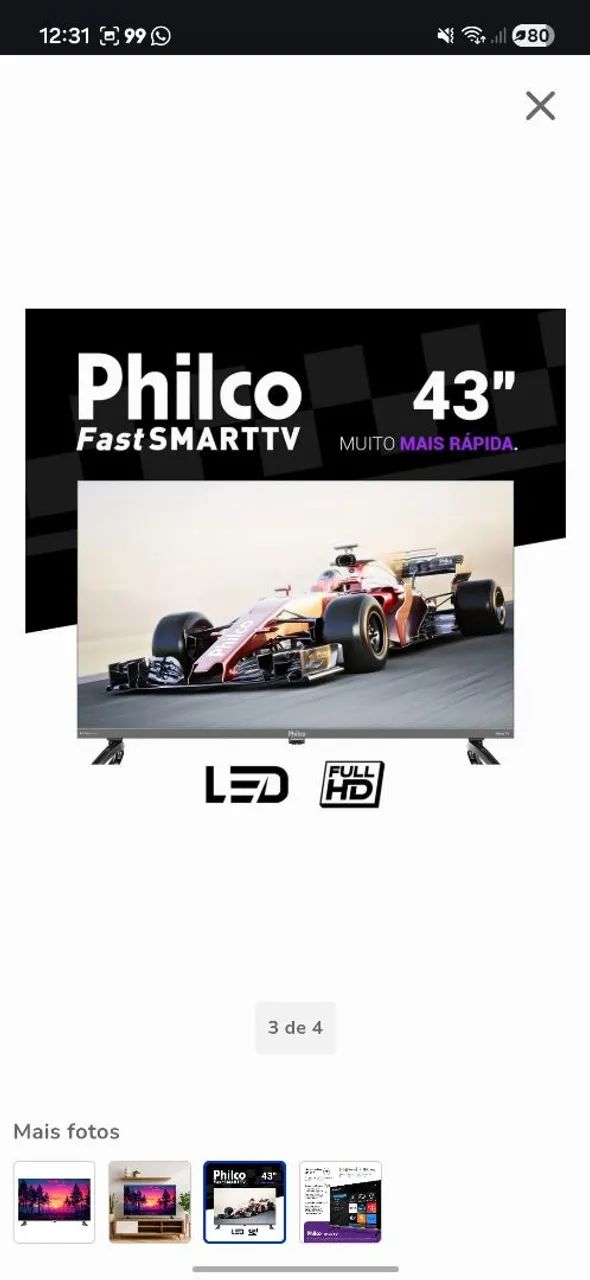 Tv Philco 43 pol 
