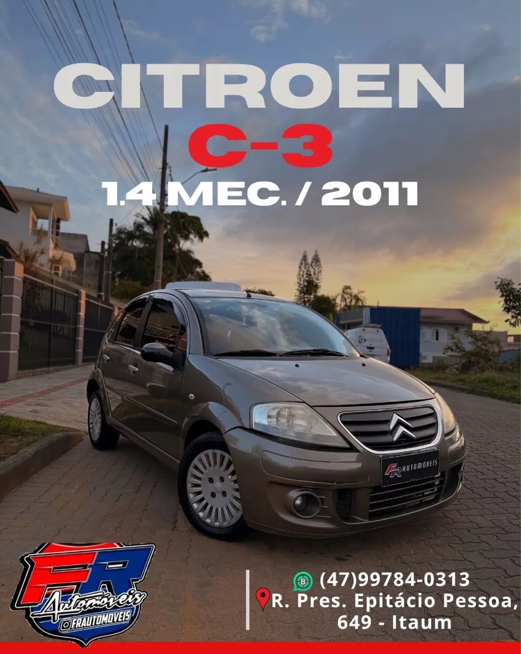 Citroën C3 EXCLUSIVE 1.4 FLEX 8V 5P 2011