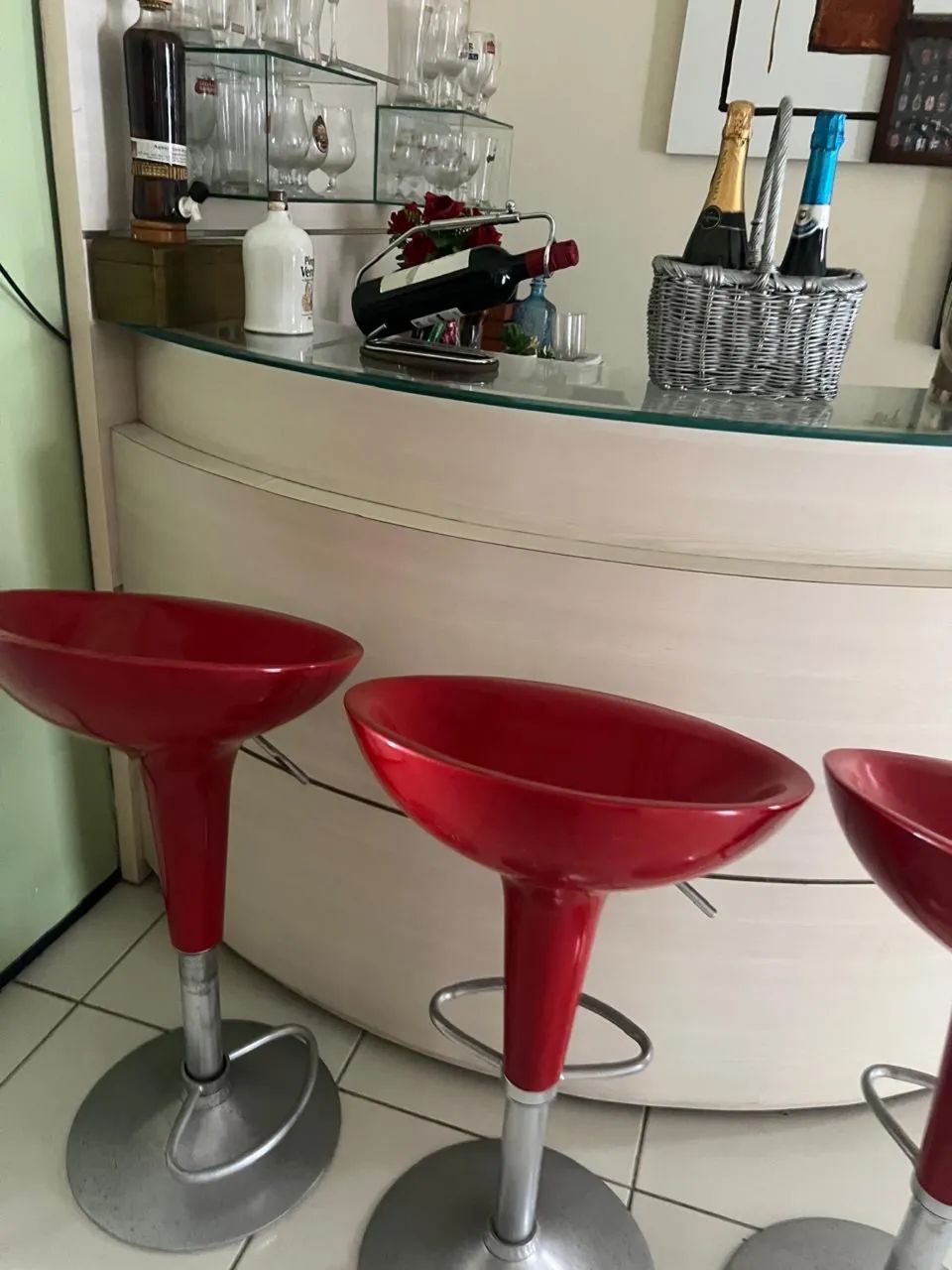 Banco vermelho