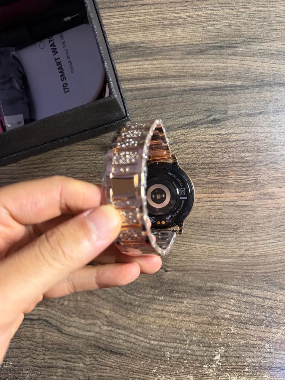 Smartwatch Feminino Rose Gold - Foto 4