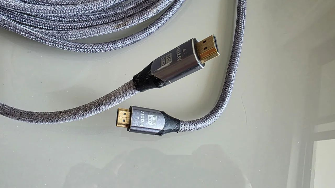 Cabo HDMI 2.1 8K com 10 metros de comprimento - Foto 2