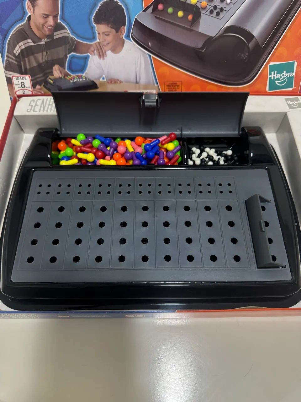 JOGO SENHA MASTERMIND COMPLETO HASBRO ORIGINAL - Foto 2