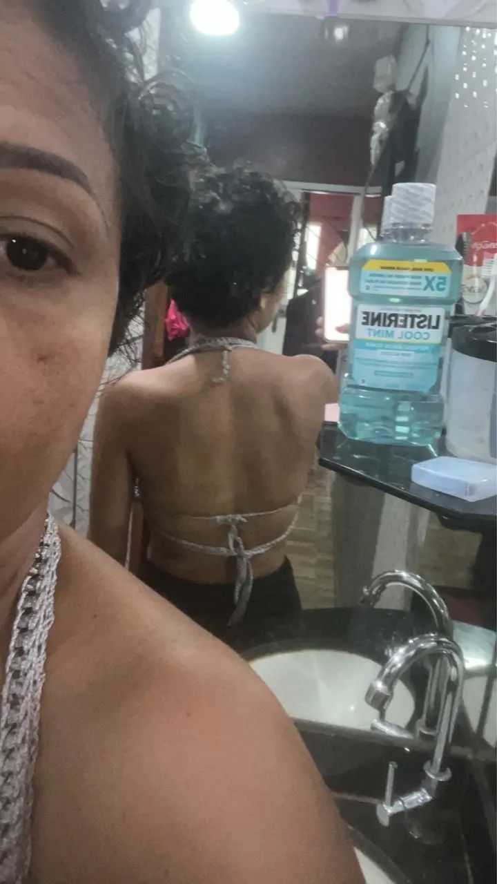 Top e Sobretudo de crochê com paetês  - Foto 3