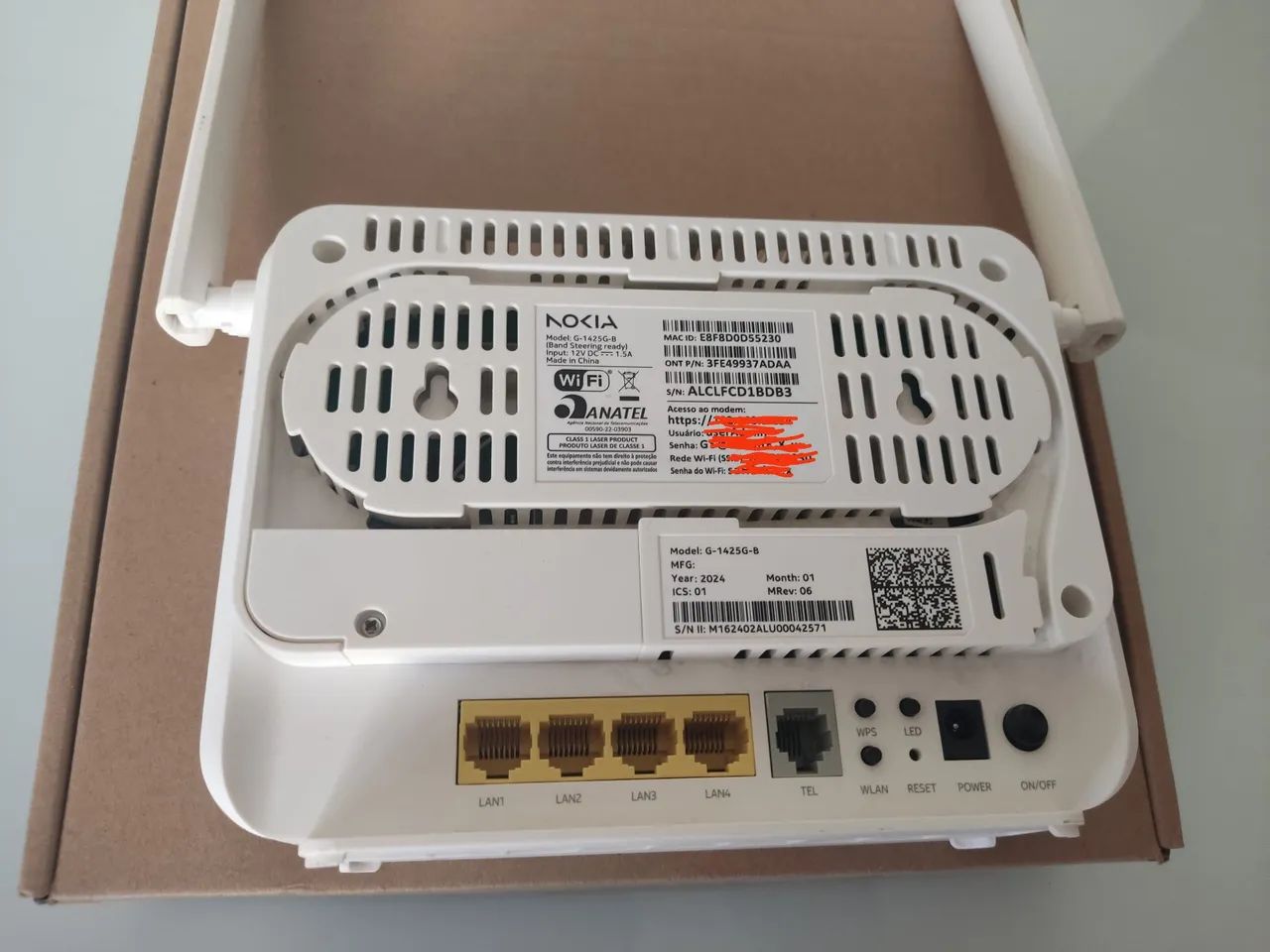 Modem roteador Nokia g-1425g-b ONT - Foto 2