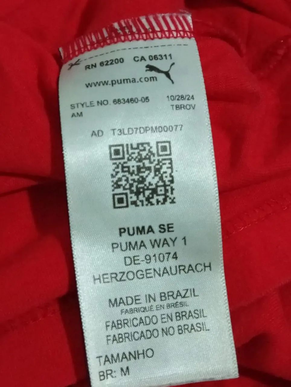 Camiseta Puma Vermelha  - Foto 4